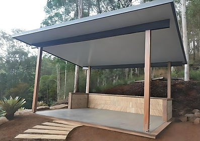 Insulated panels gazebo roof