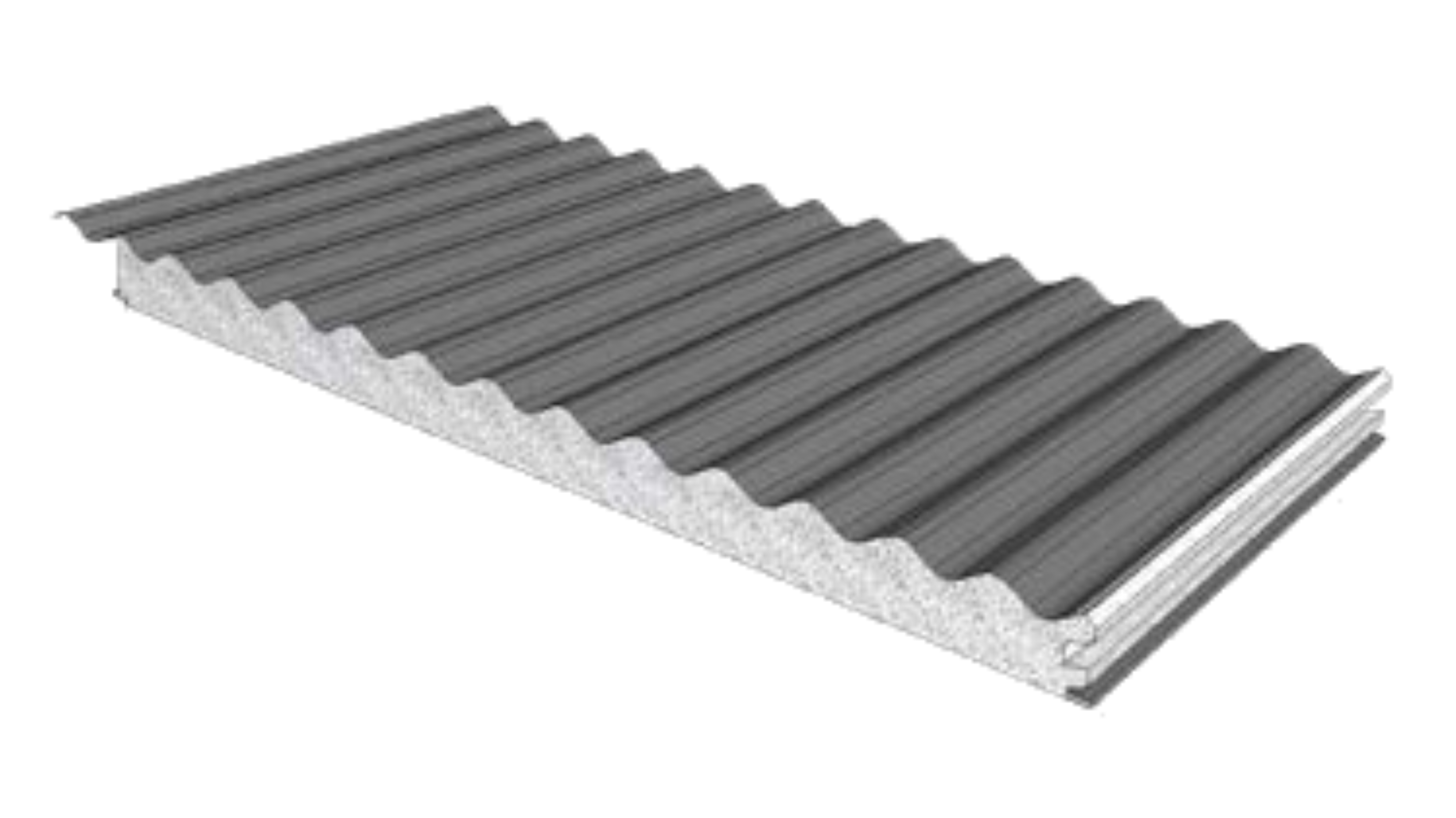 Corro profile insulated roof panel