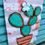 Thumbnail: Potted Prickly Pear Wall Art