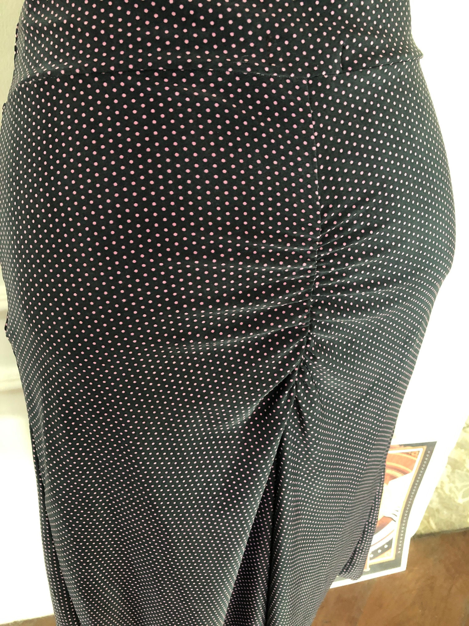 Jolie skirt - draped, polka dot