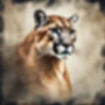 Portrait of a cougar (AI generated)