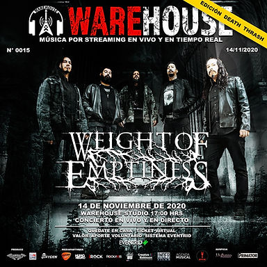 WEIGHT OF EMPTINESS: The band's online show announced!