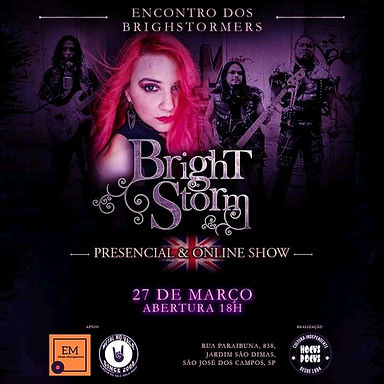 BRIGHTSTORM: Show neste domingo em São José dos Campos