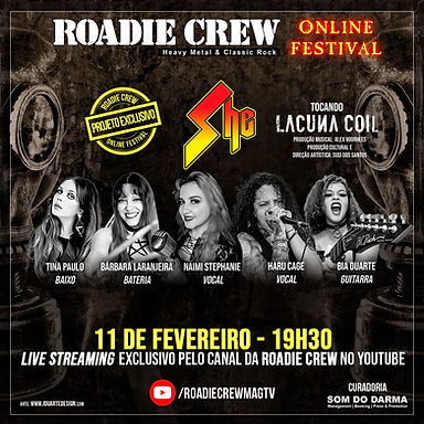 BRIGHTSTORM: Vocalista convidada para participar do projeto SHE em festival online da Roadie Crew
