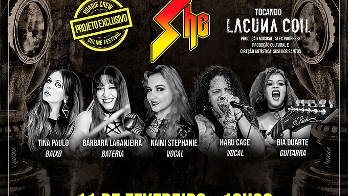 BRIGHTSTORM: Vocalista invitada a participar del proyecto SHE en el festival online de Roadie Crew