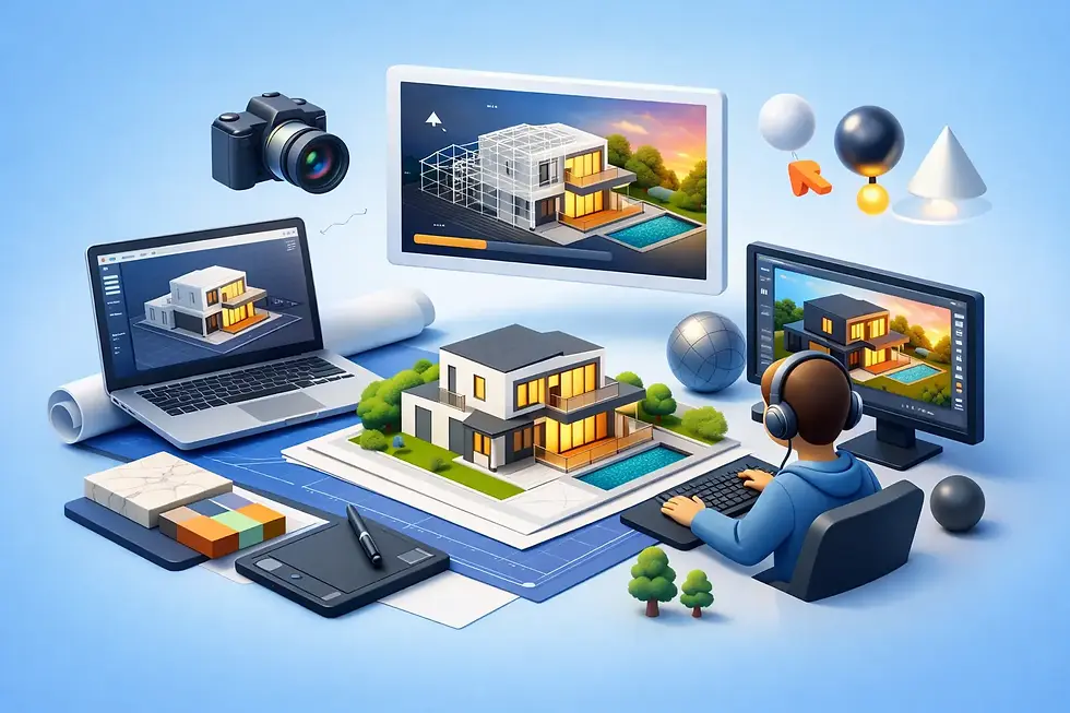 Guide till 3D-visualiseringsprocess