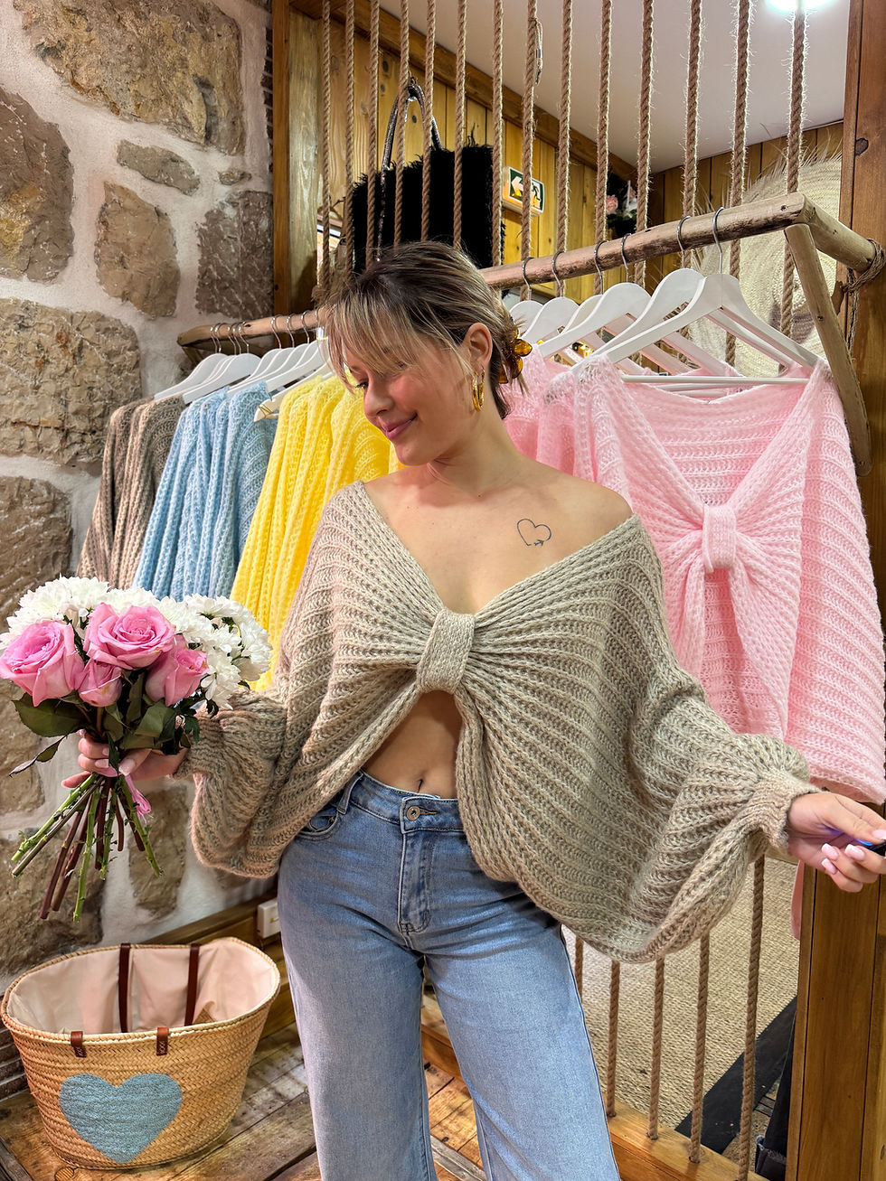 Miniatura: Pull Candice beige 🤍