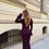 Miniatura: Robe Noémie prune