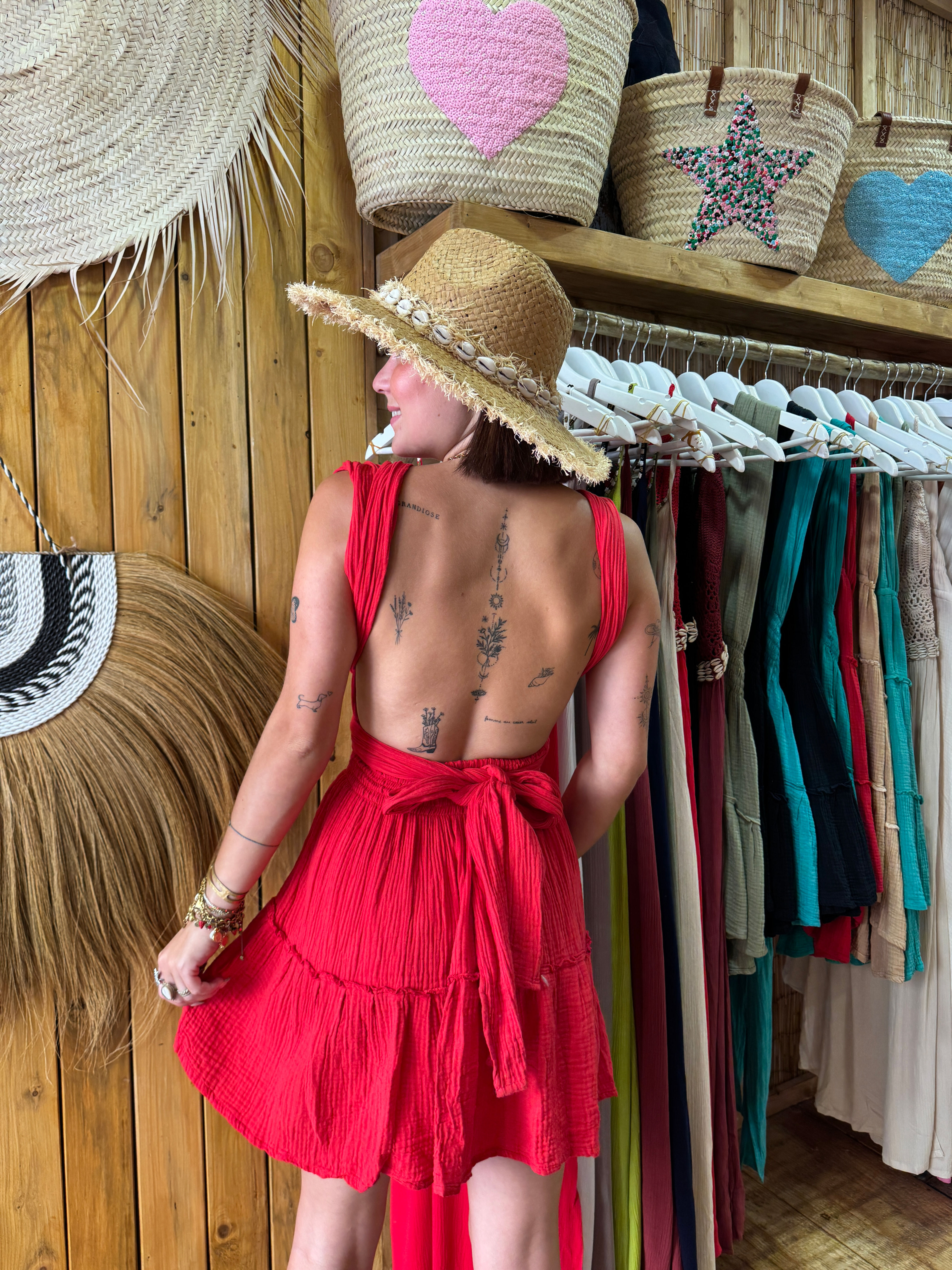 Robe San Diego Rouge