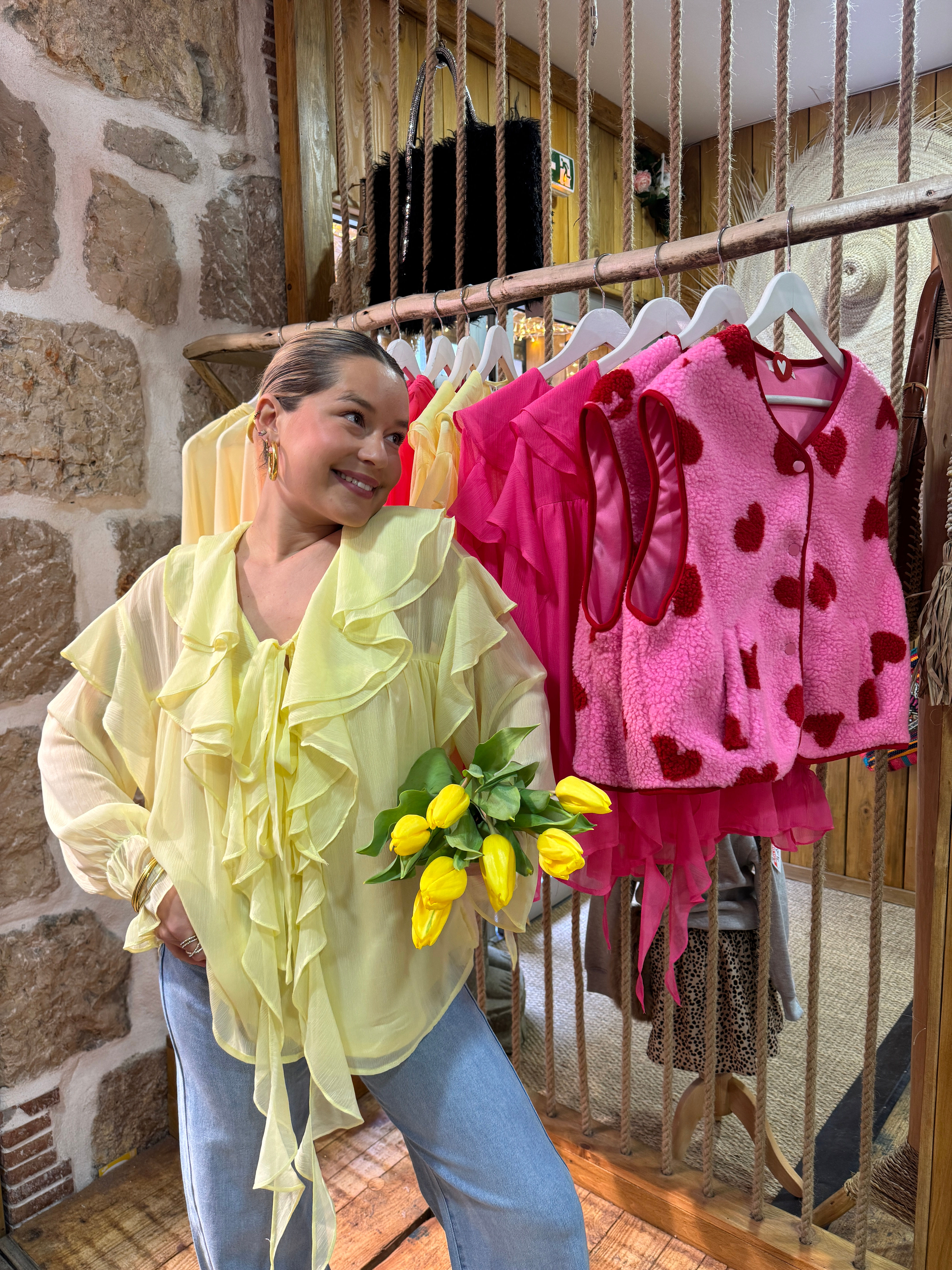 Chemise Leonne jaune 💛