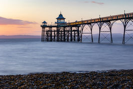 Sunset at Clevedon Pier
