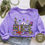 Pikkukuva: Mardi Gras Nurse Comfort Colors Sweatshirt