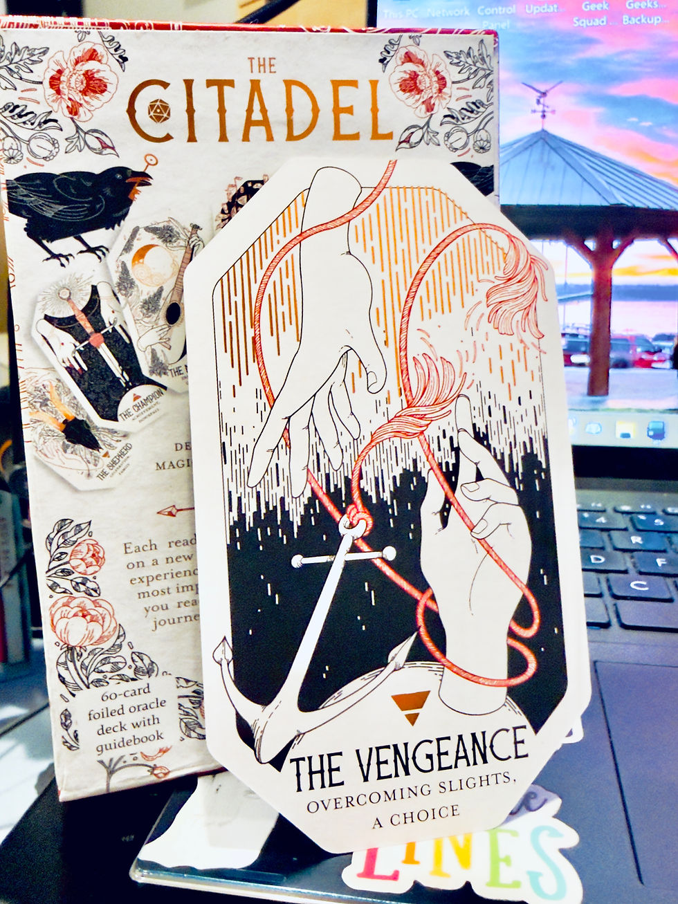 January writing oracle prompt: Vengeance