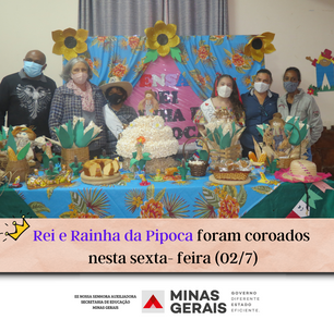Rei e Rainha da Pipoca foram coroados nesta sexta-feira