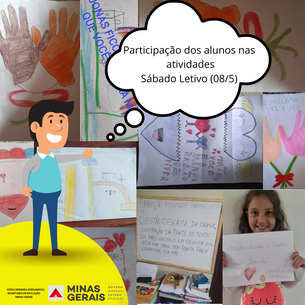 Participação dos alunos no sábado letivo