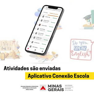 Atividades são enviadas pelo aplicativo Conexão Escola