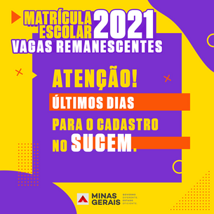 Termina nesta sexta-feira (02/4) prazo para cadastro nas vagas remanescentes