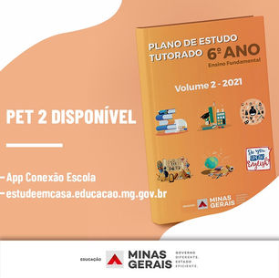 Plano de Estudo Tutorado do segundo bimestre já está disponível no site Estude em Casa