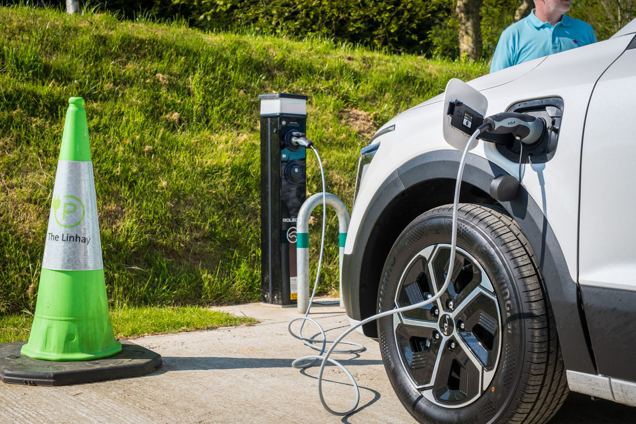 EV charging for each cottage