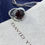 Miniature : Size 6.75 David Yurman 925 Silver Infinity 11mm Garnet Ring