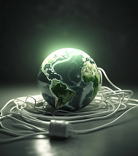 losangeles2050_Green_planet_with_a_white_electric_cable_pluged__a3d59435-b9aa-490f-9cfc-46