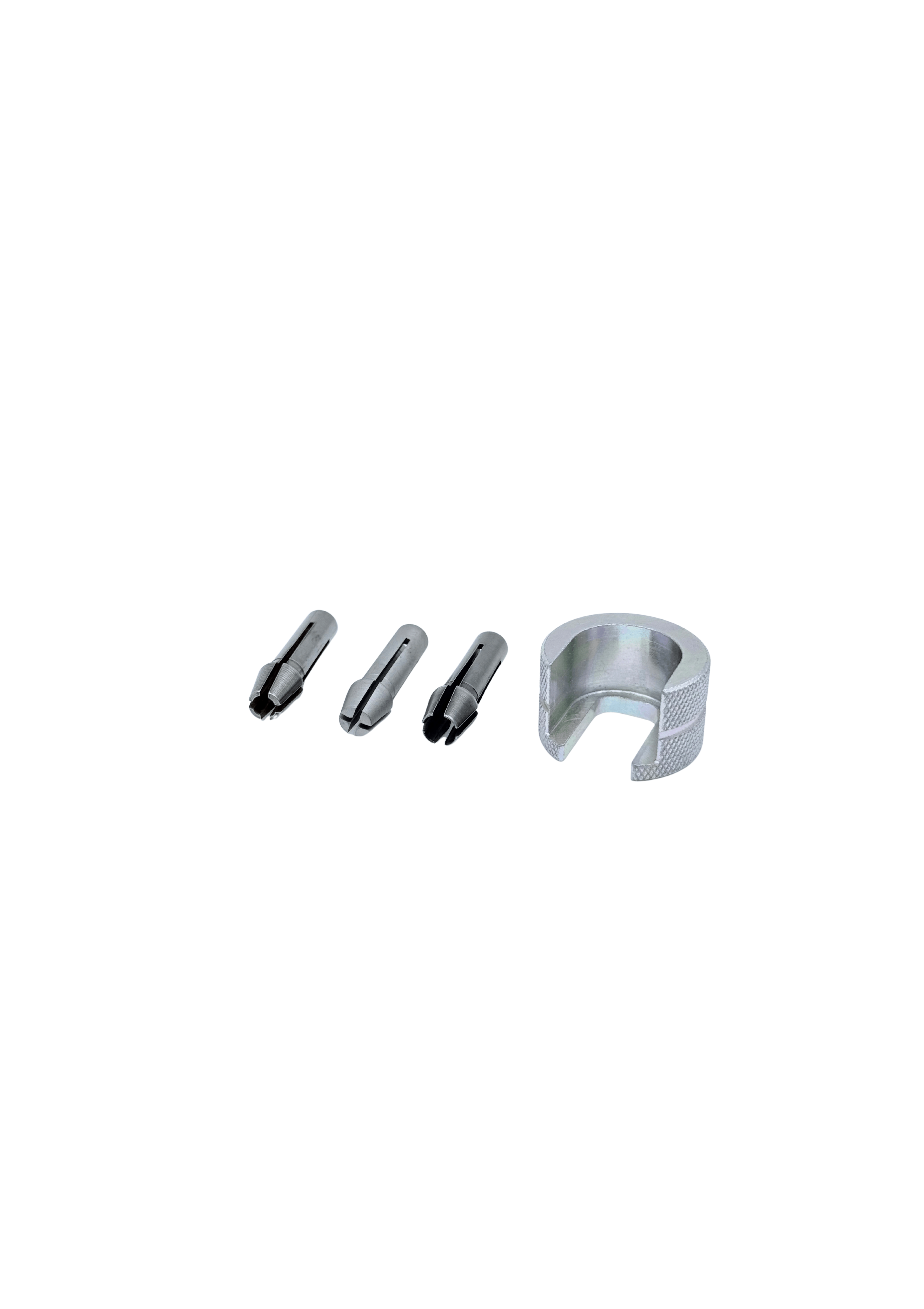 Kit pinces morille TECHDENT Réf. 2016 — Ø 0, 3 et 4 mm avec clé