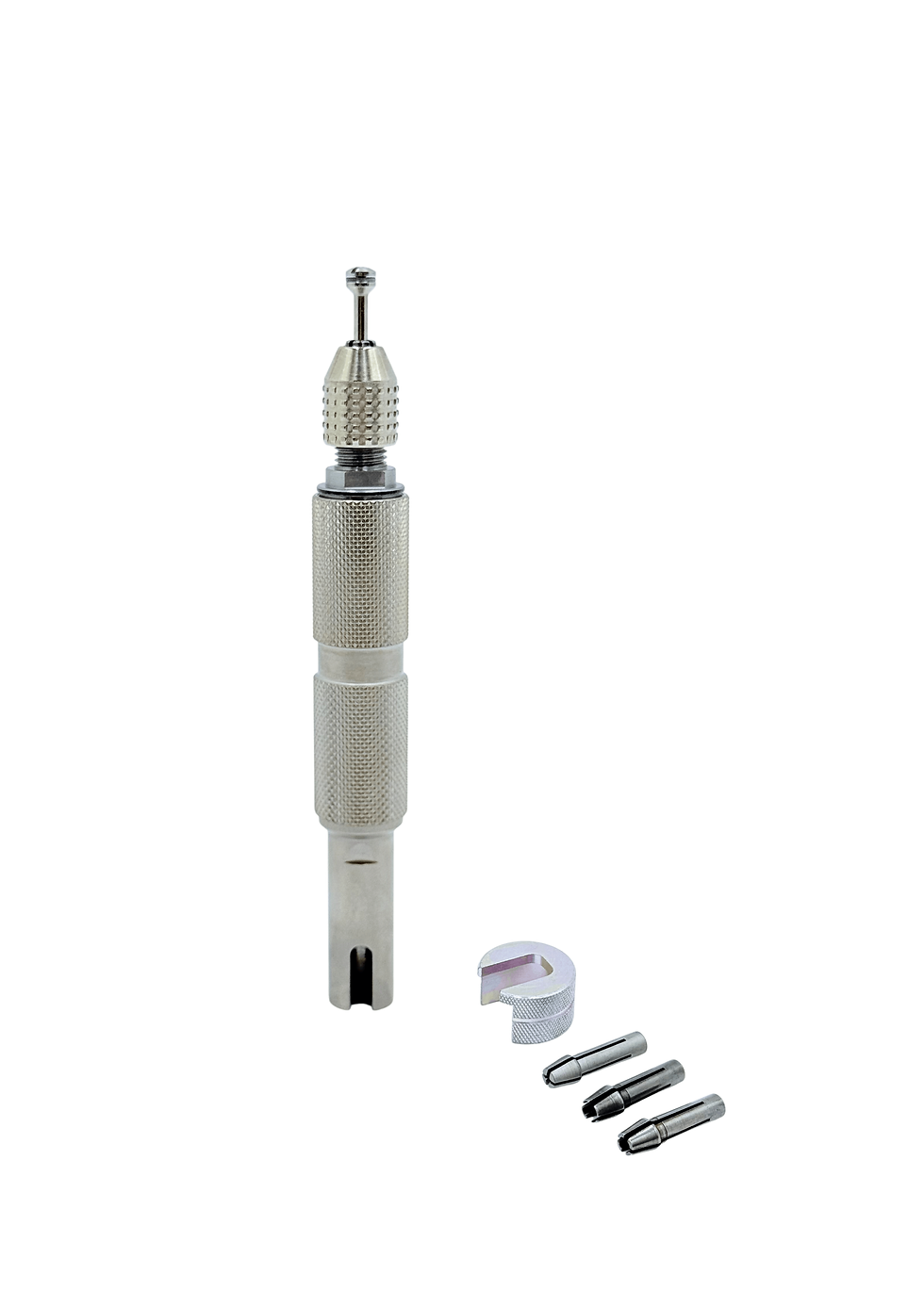 Pièce à main joaillerie TECHDENT Réf. 2000 — kit pinces 0/3/4 mm inclus