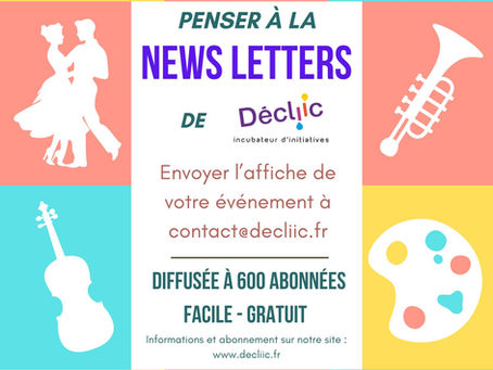 Associations : La news-letters Décliic diffuse vos infos !