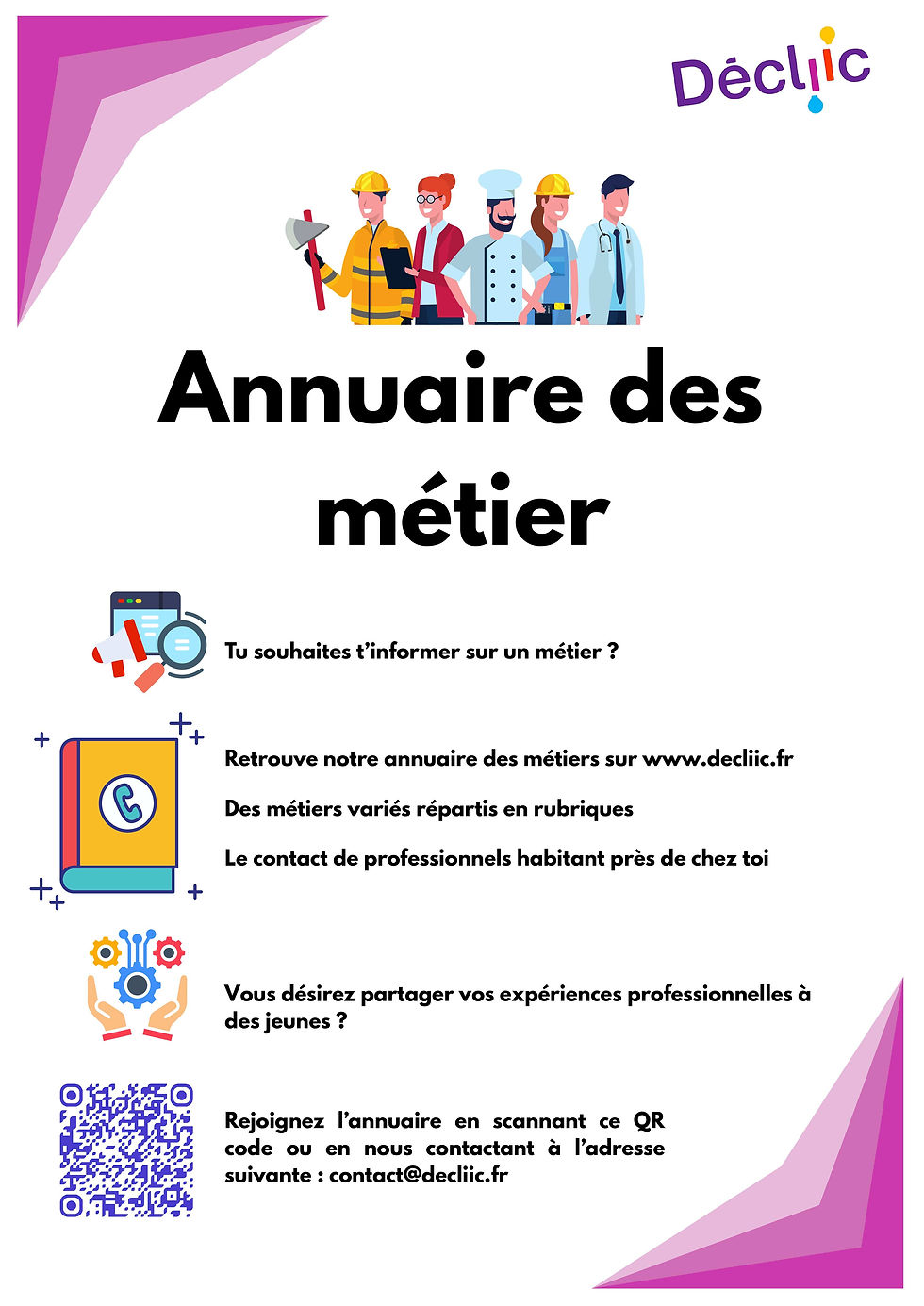Annuaire Métiers : pour les pro ET pour les jeunes !