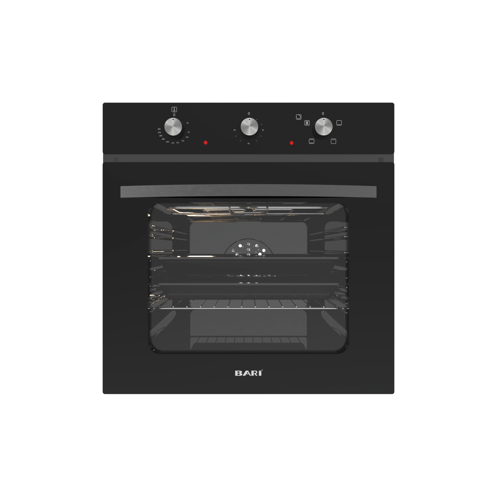 Bari Built-In Oven Black 5008