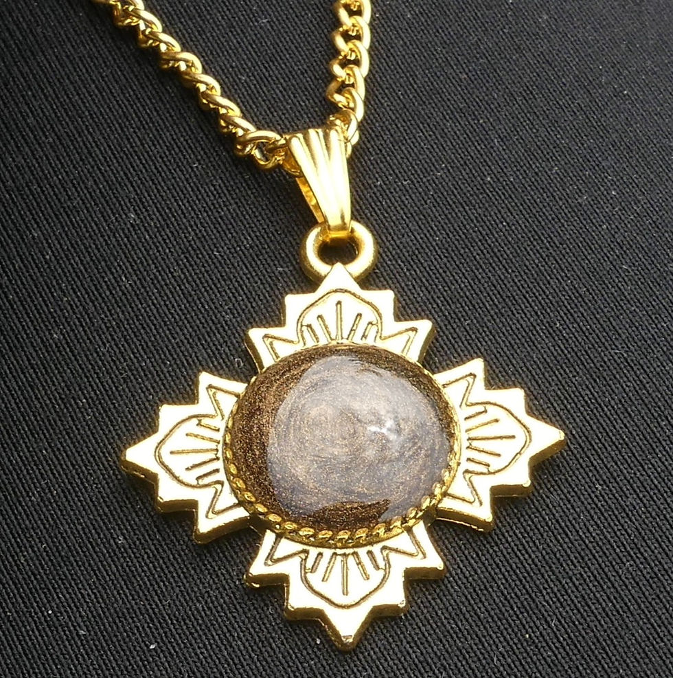 Thumbnail: Coffee Swirl Necklace