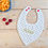 Miniature : Bavoir bandana personnalisé avec des coeurs créé par Mes cadeaux toudoux en Bretagne