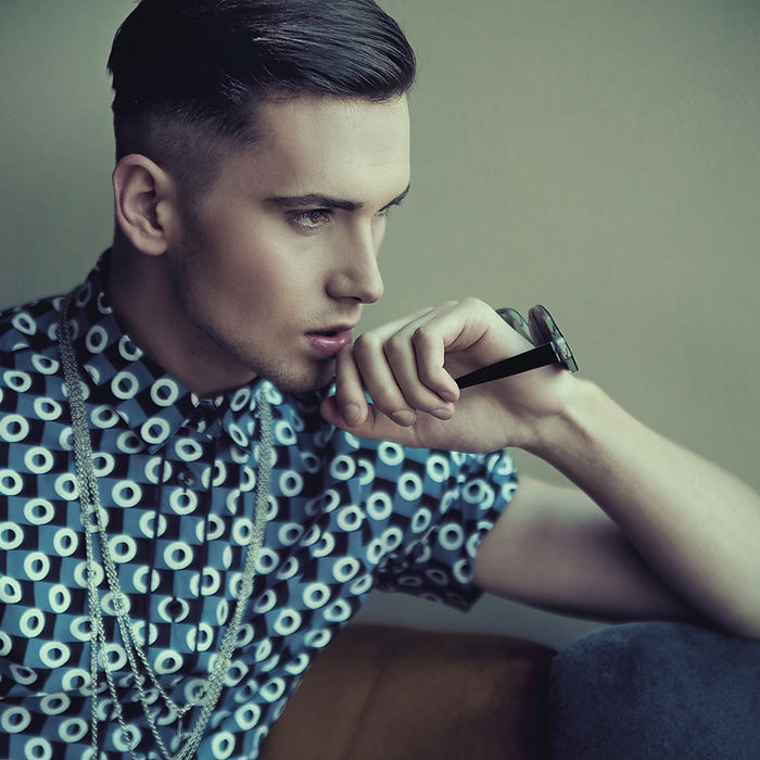 Male fashion model