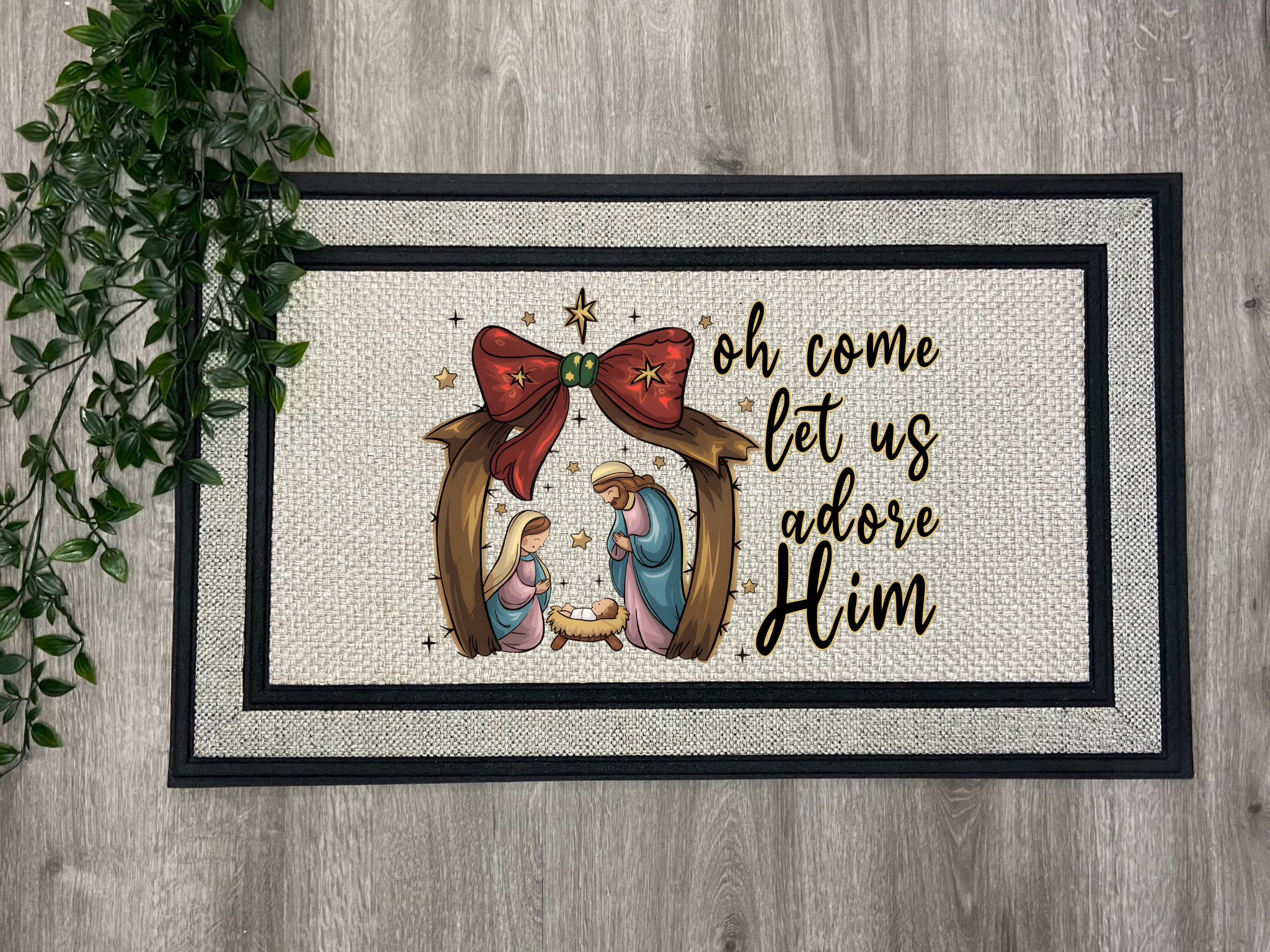 Nativity Door Mat