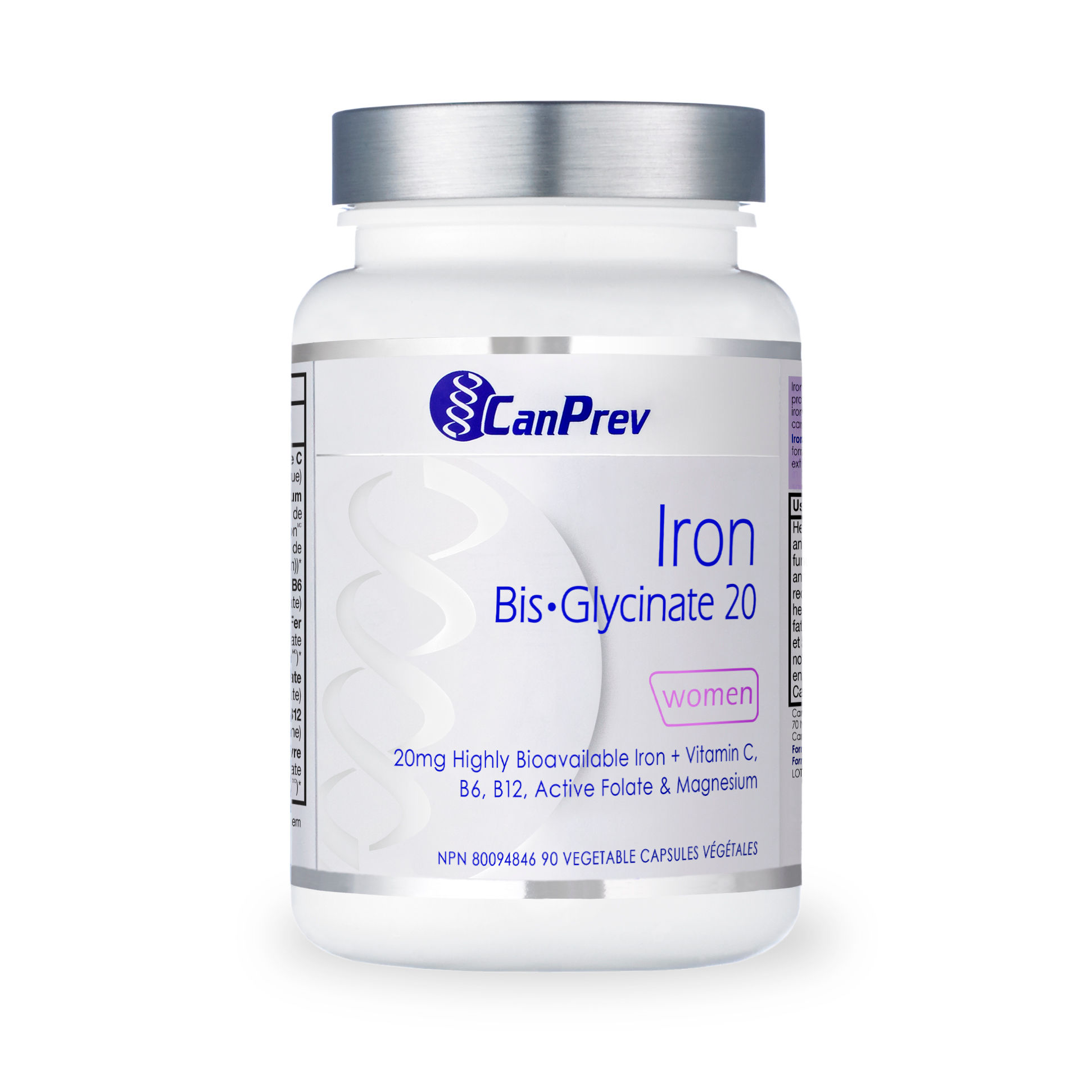 Iron Bis-Glycinate capsules, 20 mg of Iron