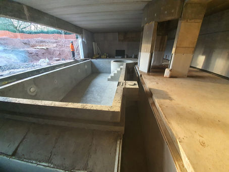 Recent Pool Build - Pool Shell Completed