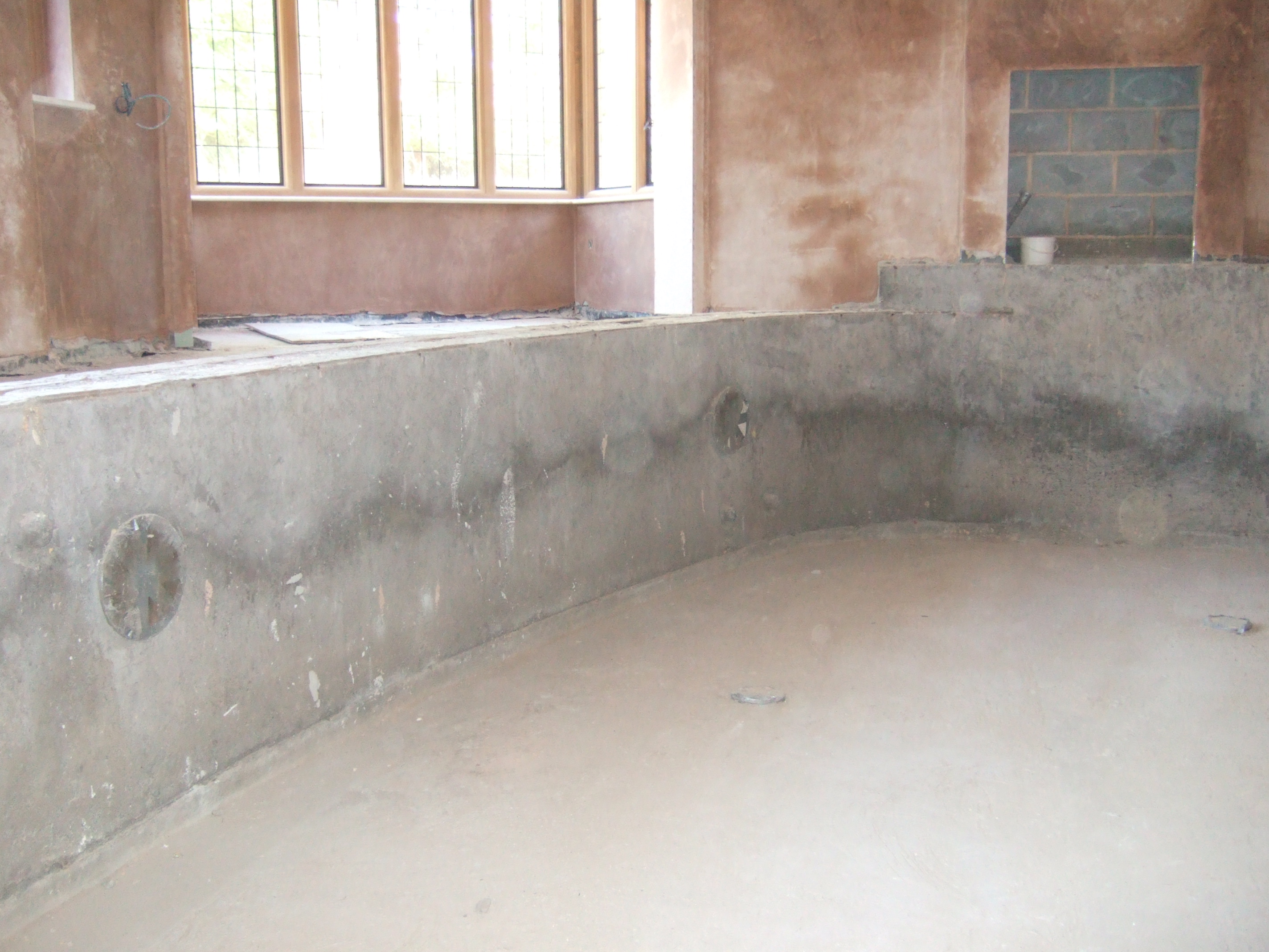 sprayed concrete pool