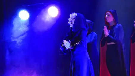 Madonna By Knight performing one of Madonna's biggest songs