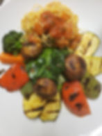 Arranged Food and Objects