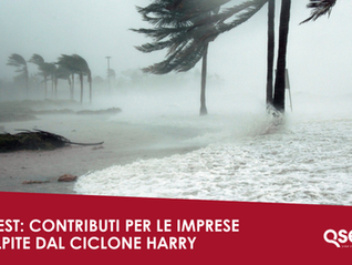 Contributi SIMEST per le imprese colpite dal Ciclone Harry