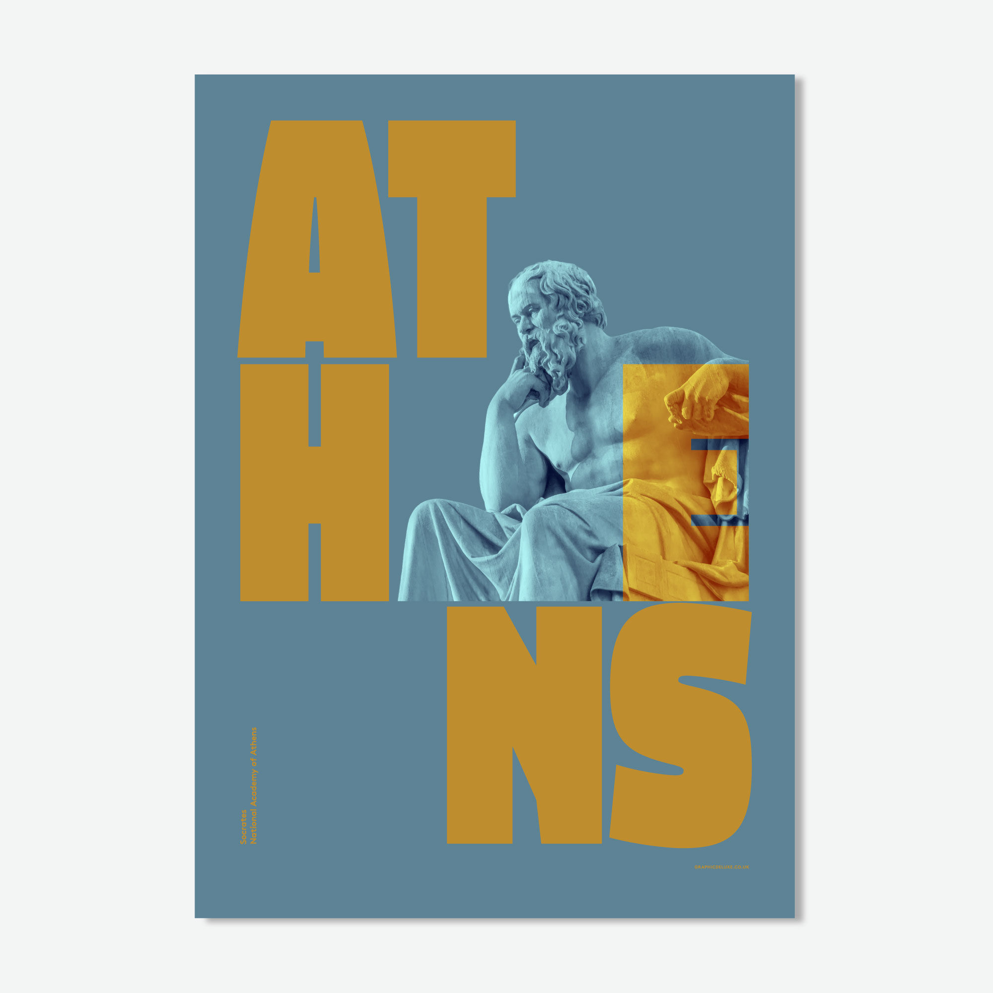 Athens Typography Print