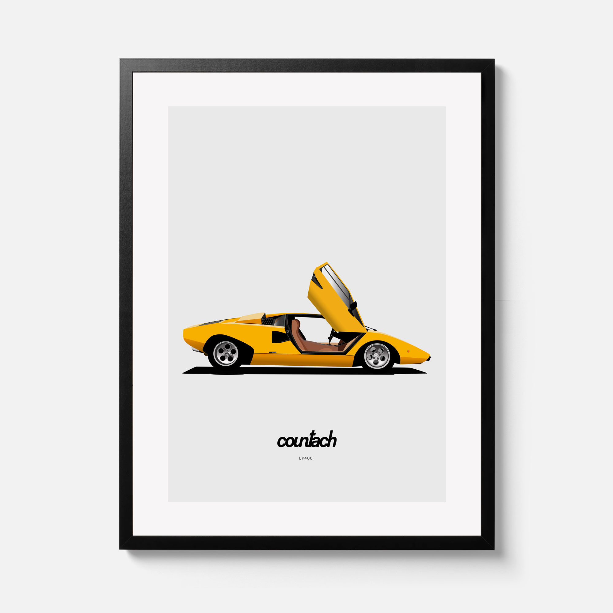 Lamborghini Countach LP400 Art Print