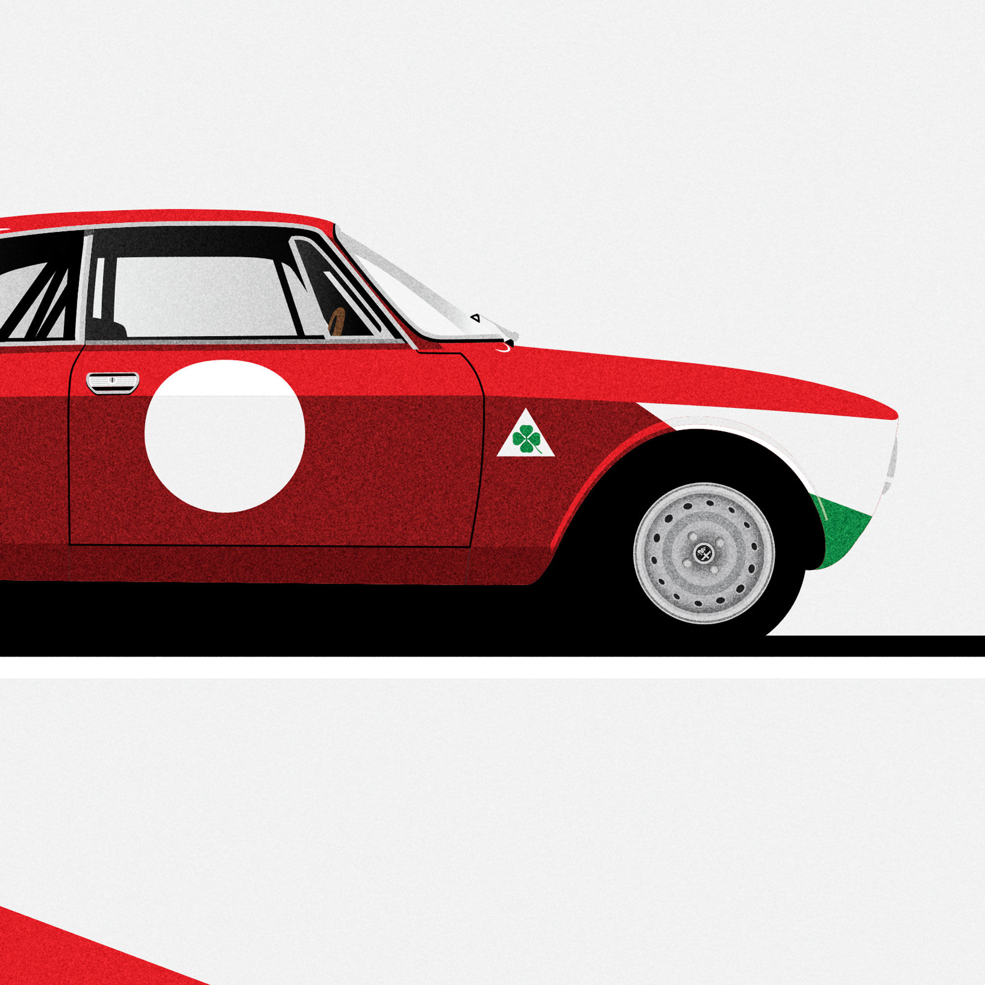 Alfa Romeo Giulia Sprint GTA Art Print