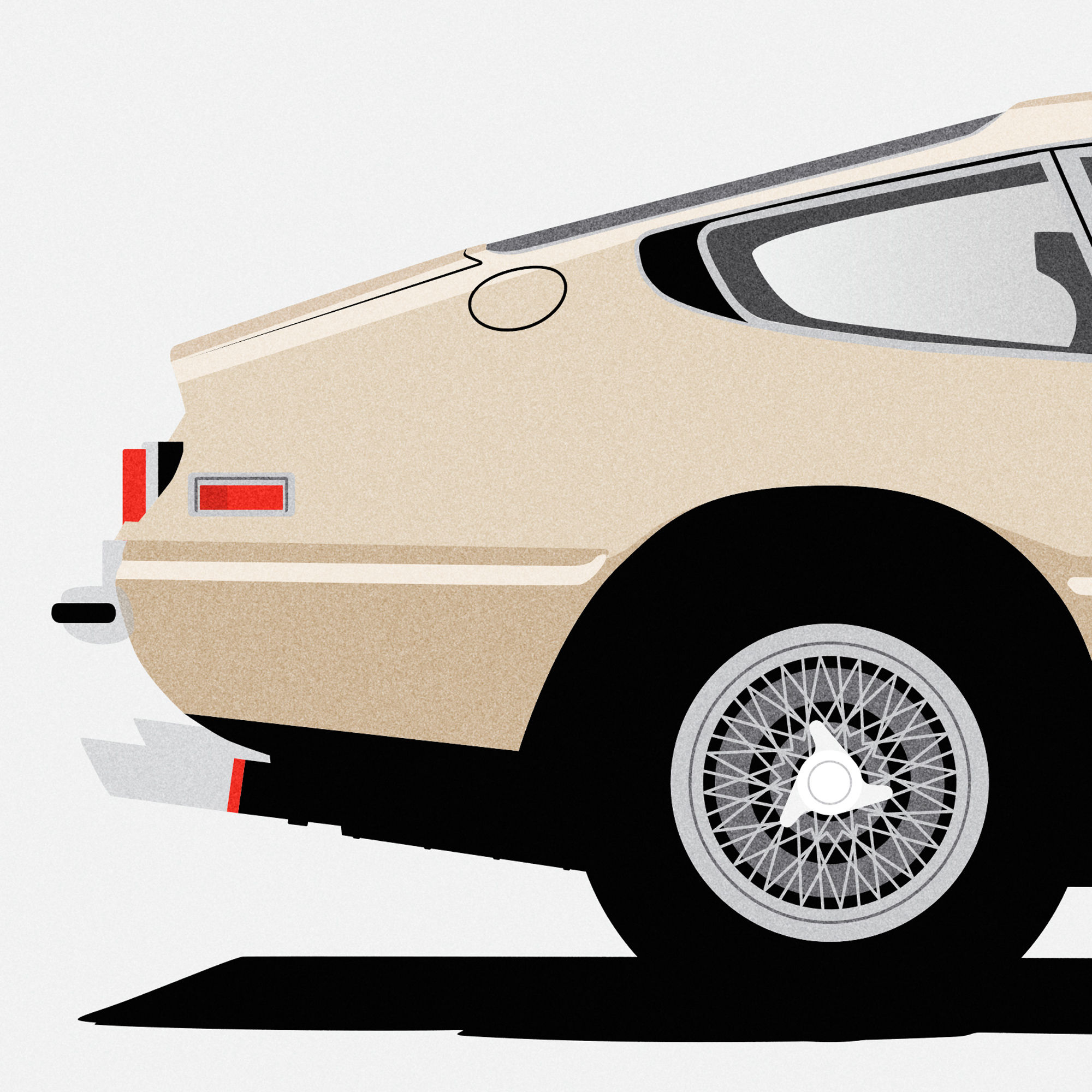 Ferrari 365 GTB/4 'Daytona' Art Print