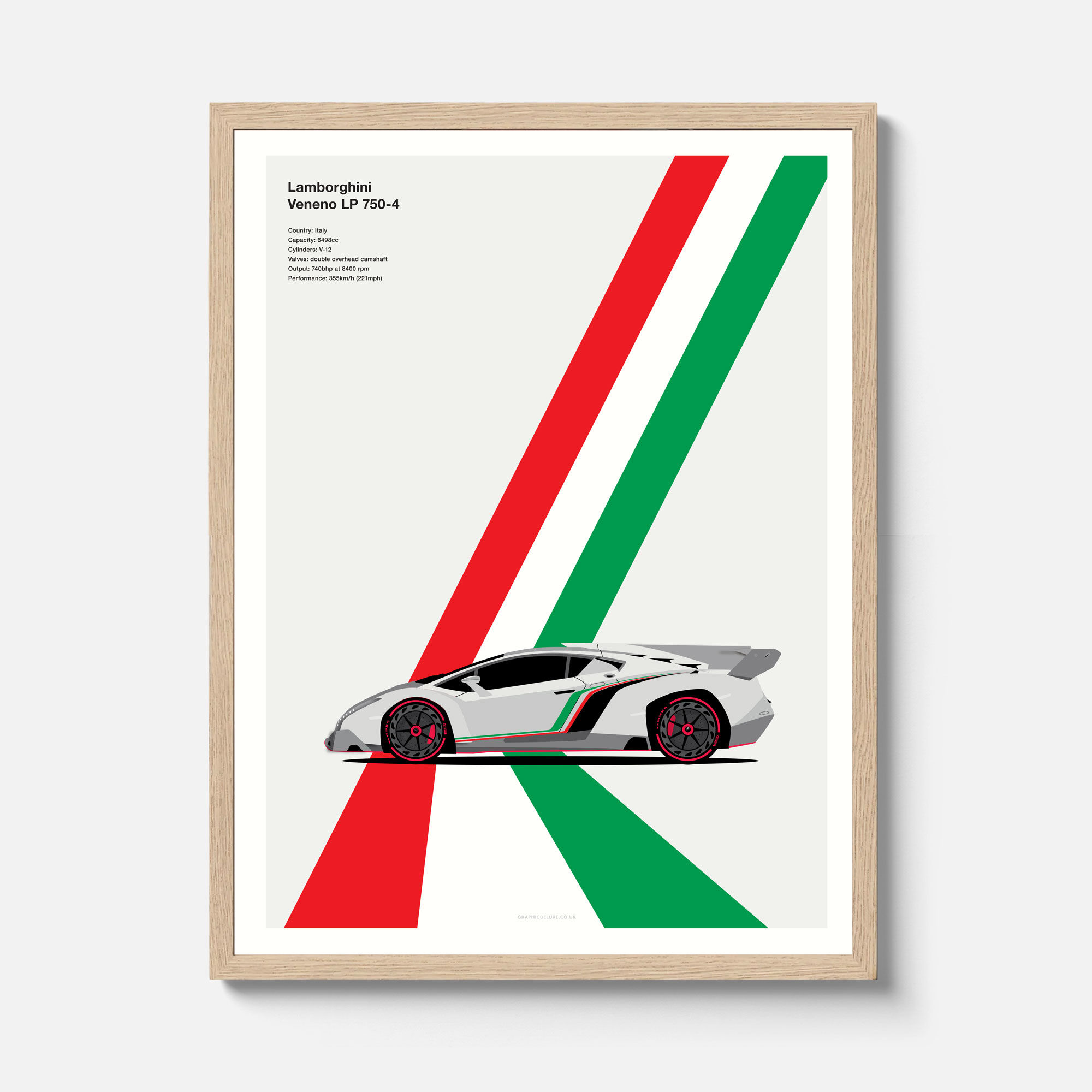 Lamborghini Veneno Art Print