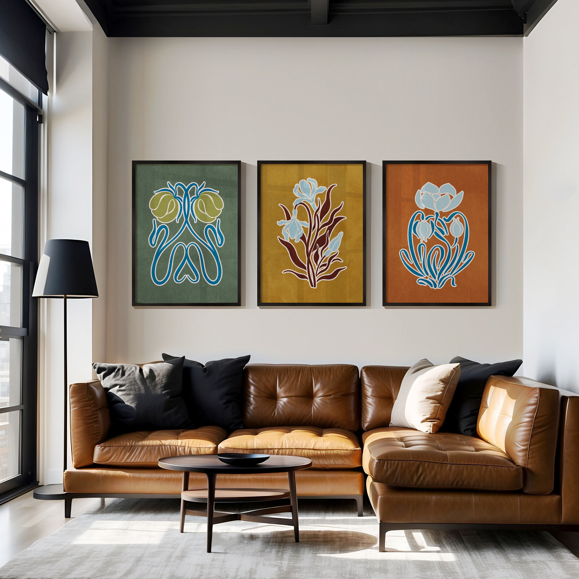 Art Nouveau inspired minimalist art print — save 15% on wall art orders over £150 at Graphic Deluxe