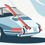 الصورة المصغرة: Porsche 911S Targa 'Ski Trip' Art Print