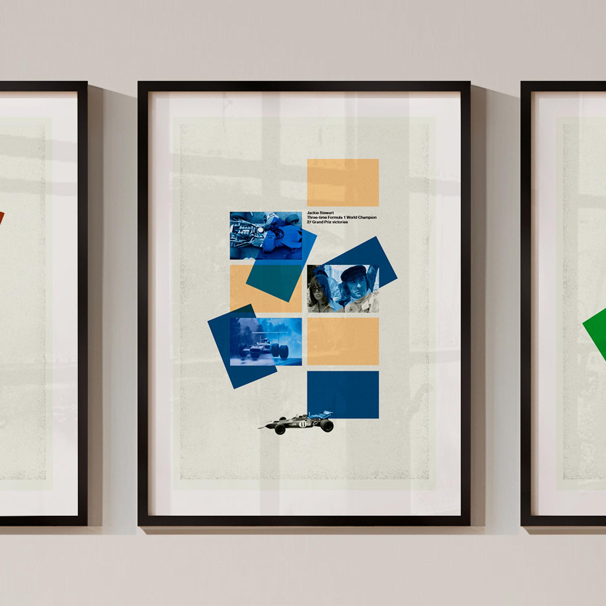 Jackie Stewart 'Racing Legend' Art Print