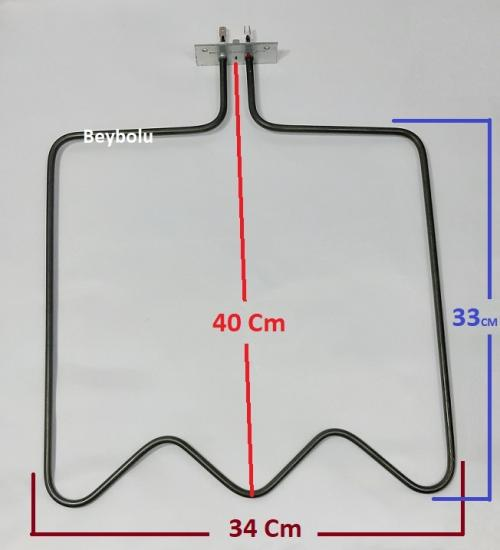 Arçelik 33 cm x 34 cm Rezistans 1300 Watt Fırın Alt Rezistansı 262900002