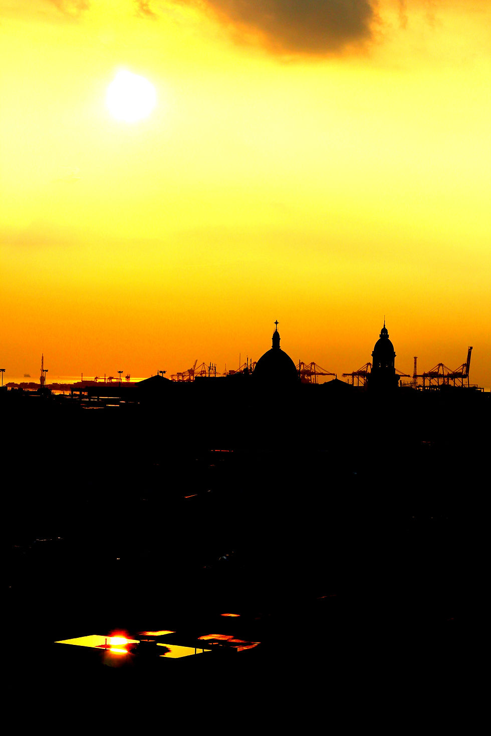 Saturated sun